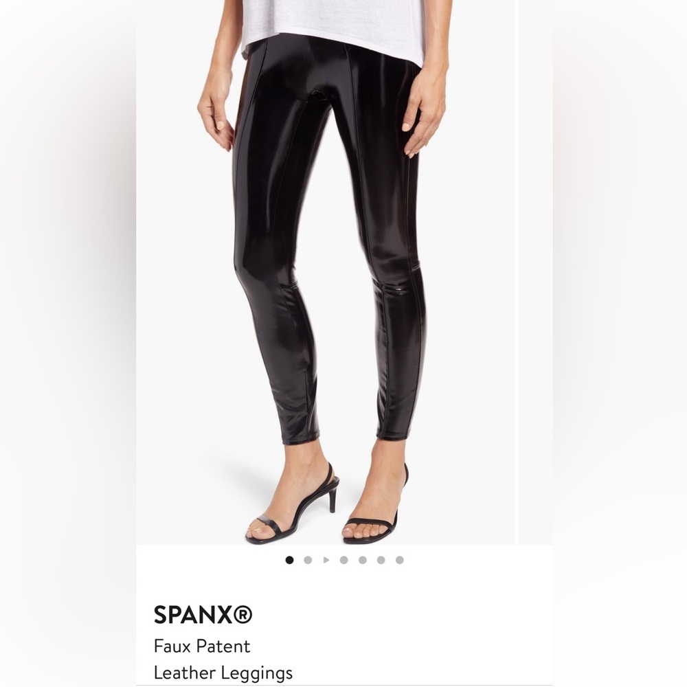 SPANX Faux Patent Leather Pants